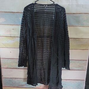 Jantzen Black Lace Beach Coverup